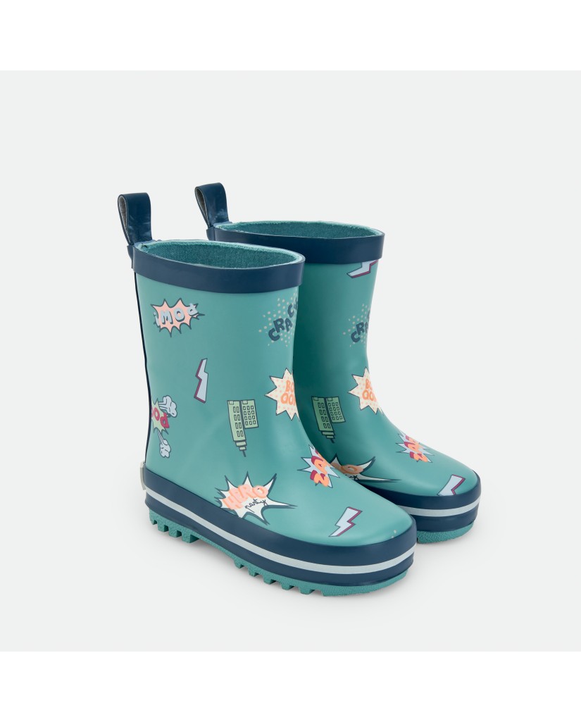 6804 BOTAS DE AGUA COMIC AGUAMARINA