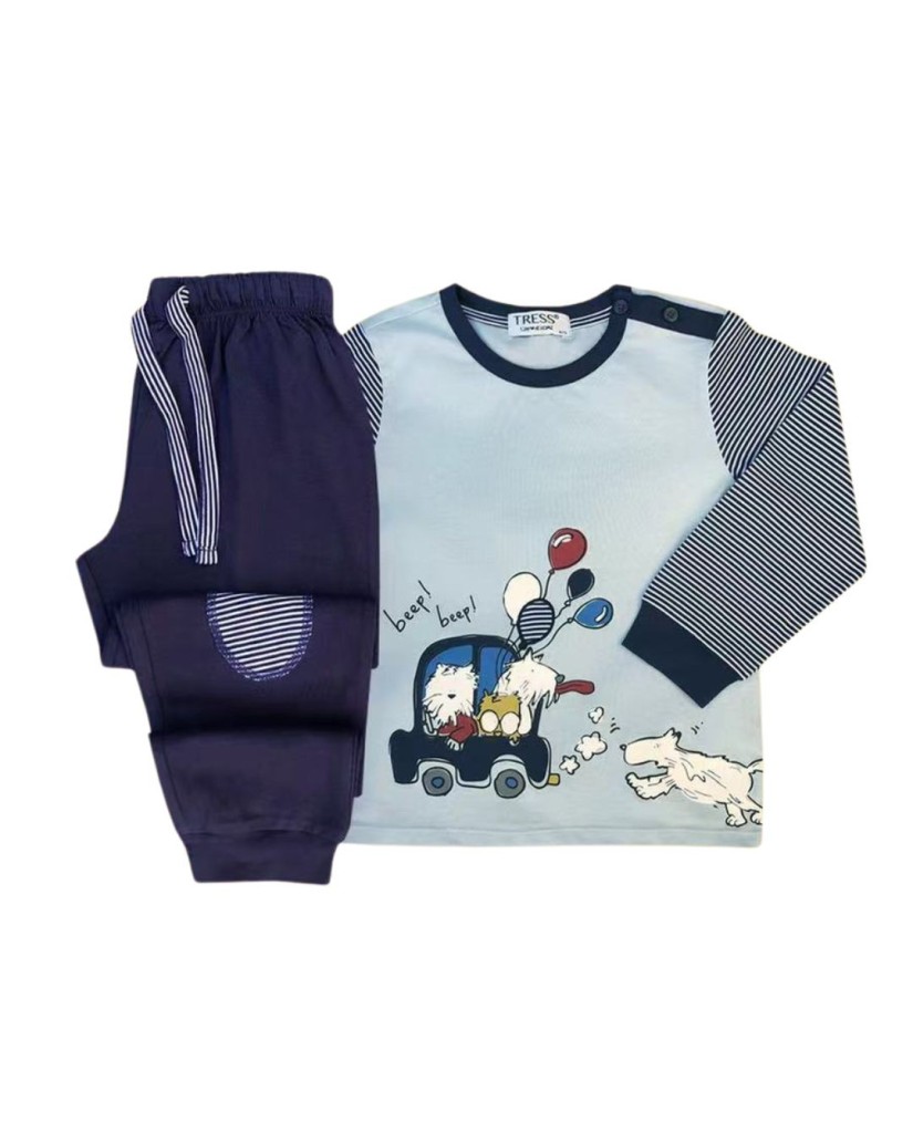 NO215019 Pijama niño manga larga Tress