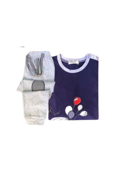NO215019 Pijama niño manga larga Tress