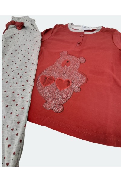 NA214008 Pijama niña manga larga Tress