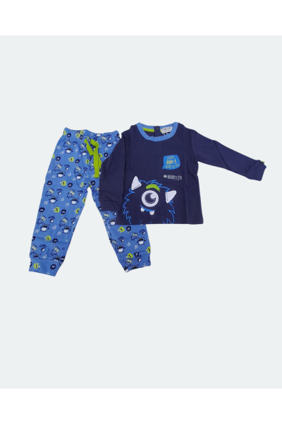 NO215018 Pijama algodón Monstruo-Tress
