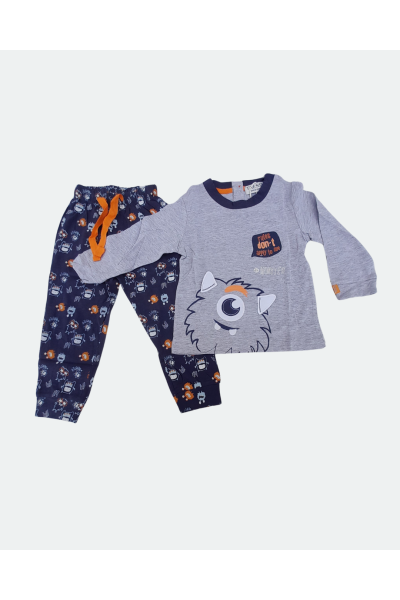 NO215018 Pijama algodón Monstruo-Tress