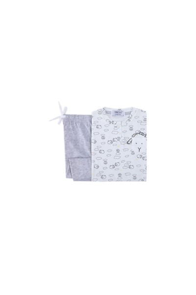 NA22442 PIJAMA NIÑA MANGA LARGA OVEJA