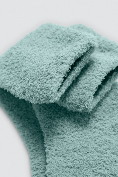 12958 CALCETÍN MUJER FRANELA LISO-Ysabel Mora