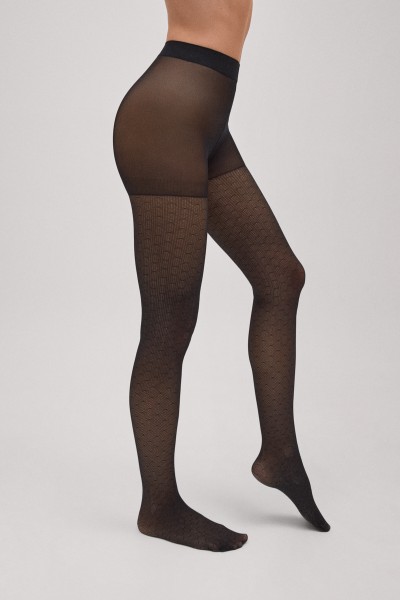 16629 PANTY 20 DEN DE MICRORED CON TOPOS-Ysabel Mora