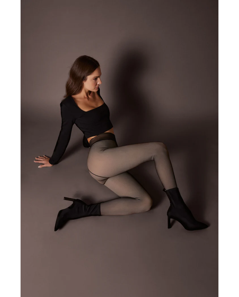 16610 Panty térmico transparente 190DEN- Ysabel Mora
