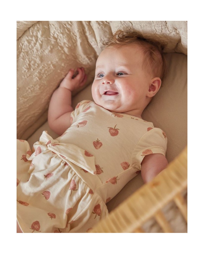 P54323-35 Vestido para bebe / niña fresas