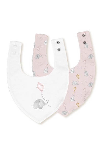 341 Babero banda punto mod Elefante-Interbaby