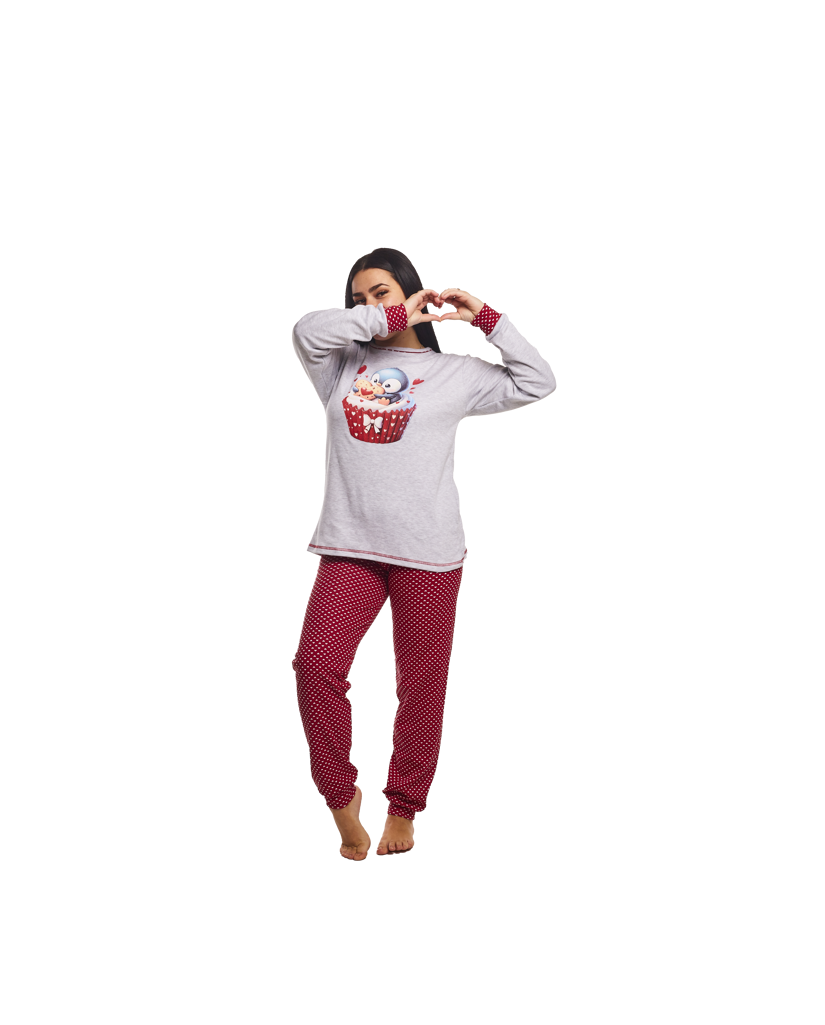83820 PIJAMA SEÑORA PASTEL