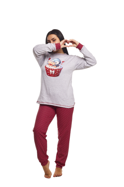 83820 PIJAMA SEÑORA PASTEL
