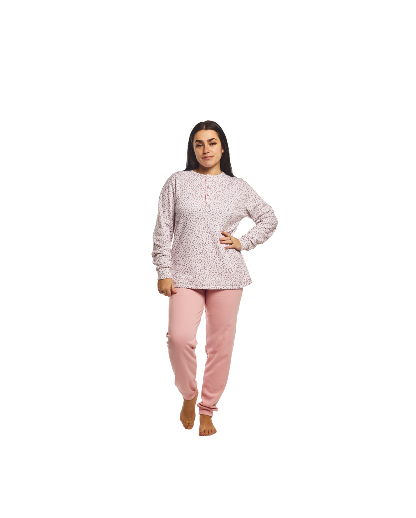 83827 PIJAMA SEÑORA TAPE FLORECITAS