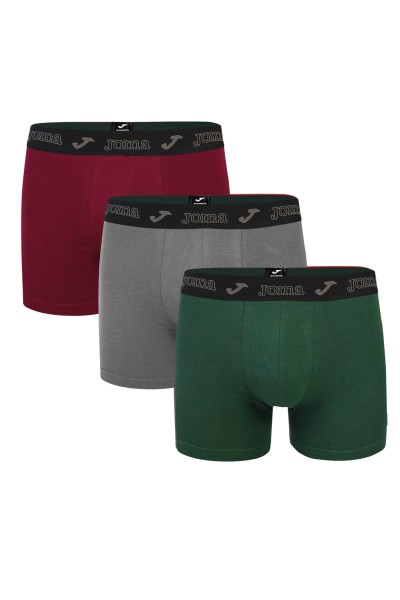 JS3616B Pack 3 goma vista Bóxer Hombre