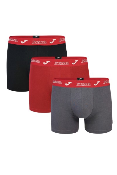 JS3616B Pack 3 goma vista Bóxer Hombre