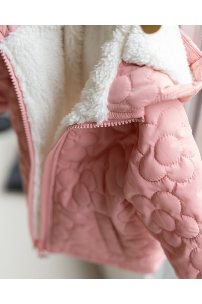 056411-35GRA CHAQUETA BEBÉ FLORES