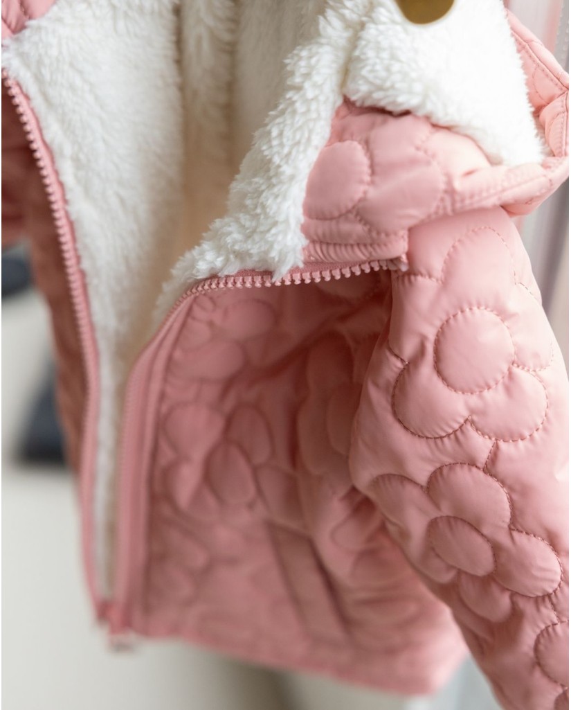 056411-35GRA CHAQUETA BEBÉ FLORES