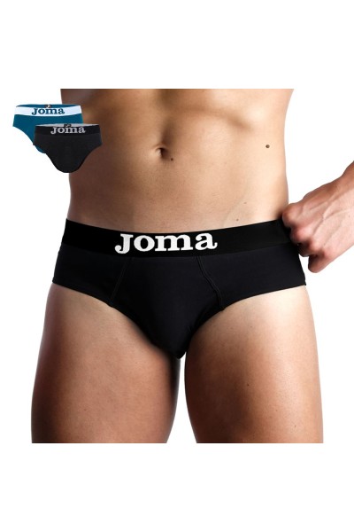 JS202013 Pack 2 goma vista liso Slip Hombre