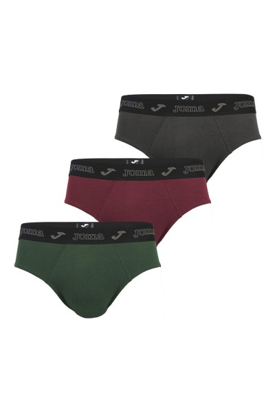 JS3626S Pack 3 goma vista Slip Hombre