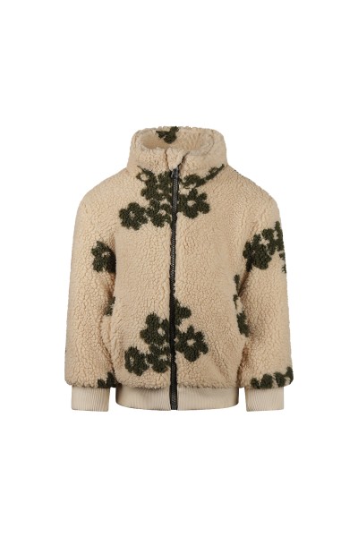 056972-37GRA CHAQUETA NIÑA TEDDY FLORES
