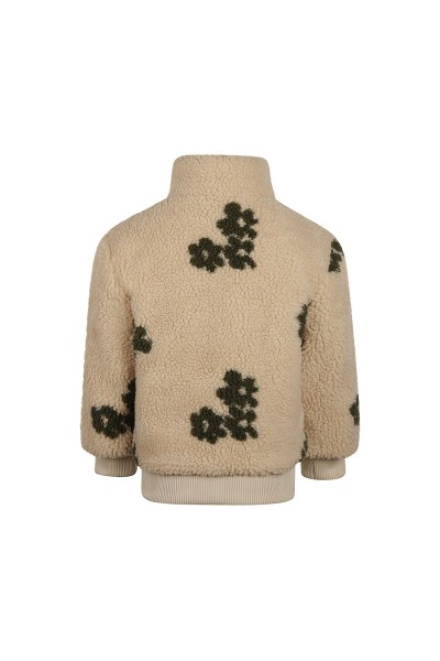 056972-37GRA CHAQUETA NIÑA TEDDY FLORES