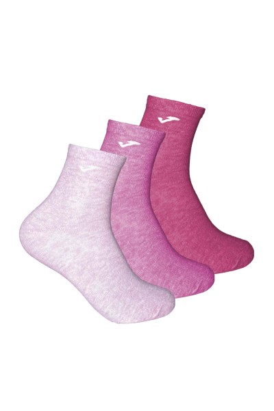 JS201714TA Pack tres calcetines tobilleros mujer-Joma