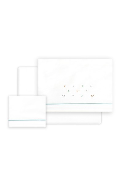 3335 TRIPTICO CUNA ESTRELLA LUNA MULTICOLOR + BROCHE