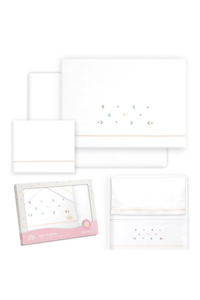 4335 TRIPTICO MINICUNA ESTRELLA LUNA MULTICOLOR