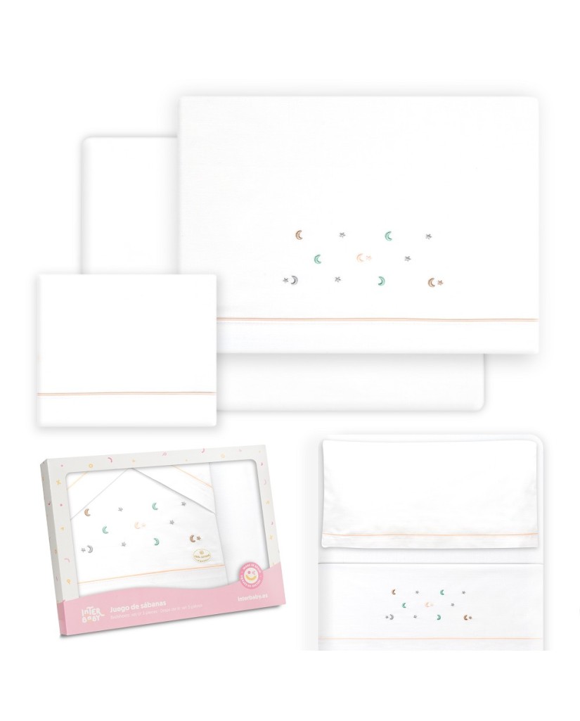 4335 TRIPTICO MINICUNA ESTRELLA LUNA MULTICOLOR