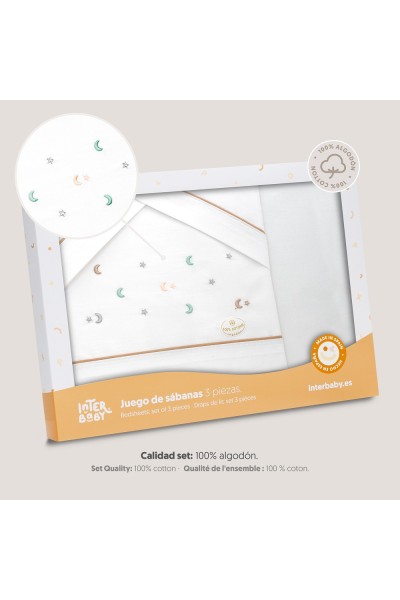 4335 TRIPTICO MINICUNA ESTRELLA LUNA MULTICOLOR