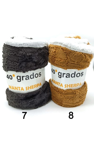 ANPRINT Manta Sherpa coral 40º
