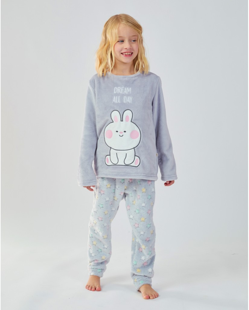 XJG_FP0231 Pijama niña manga larga Dream All Day