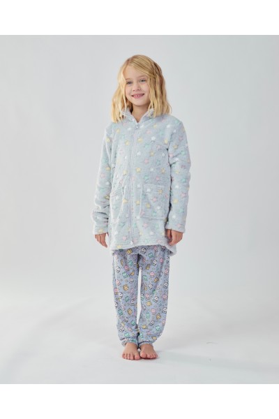 XJG_FP0238 Bata niña estrellas
