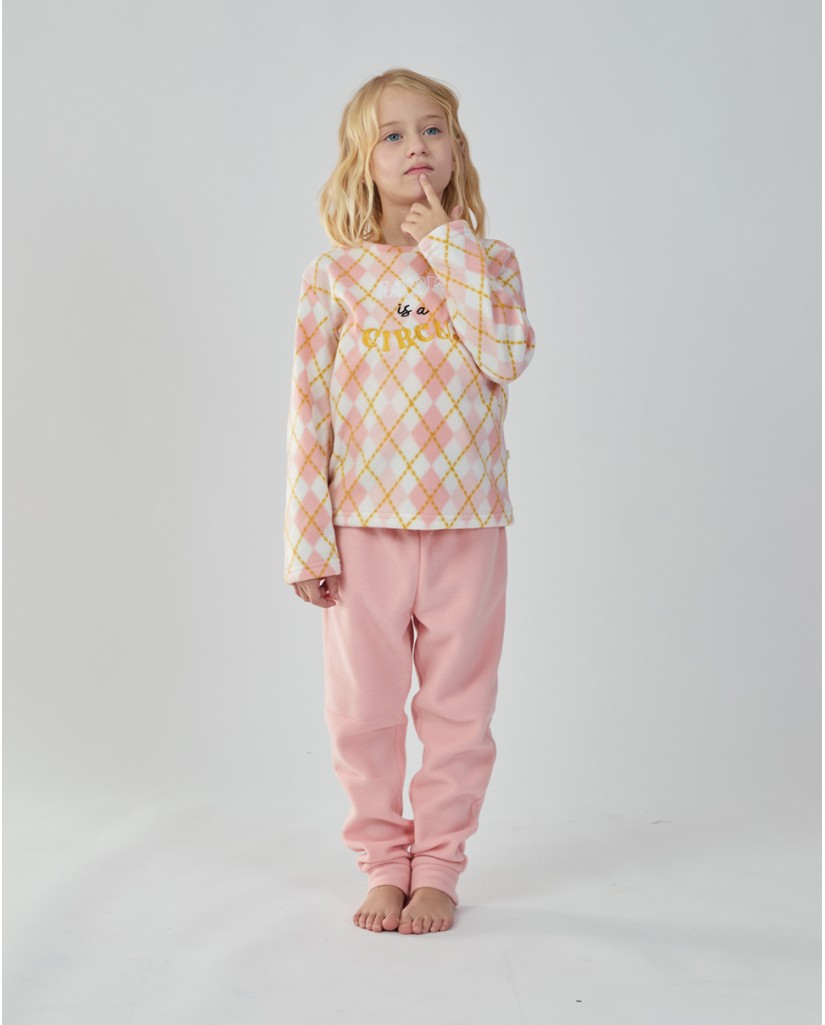 XJG_FP0330 Pijama niña polar Circus
