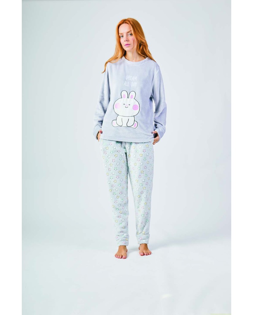 XJG_FP0210 Pijama mujer coralina dream all day