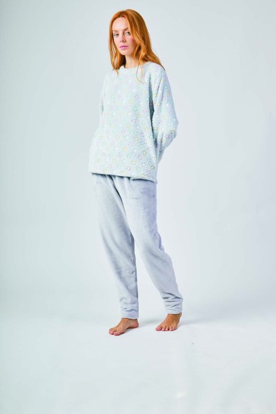 XJG_FP0211 Pijama mujer coralina estrellas
