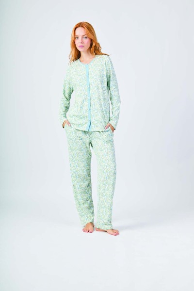 XJG_FP0700 Pijama mujer estampado cachemire