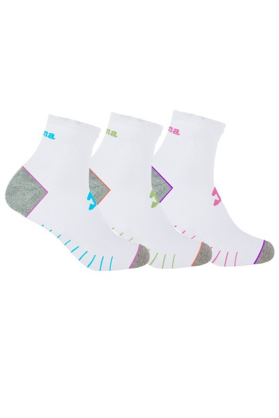 JS201711TA pack 3 fantasía tobillero Calcetines Mujer