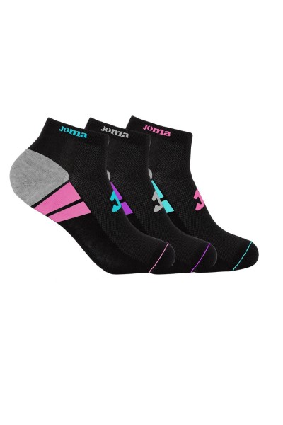 JS201710TB pack 3 fantasía tobillero Calcetines Mujer-Joma