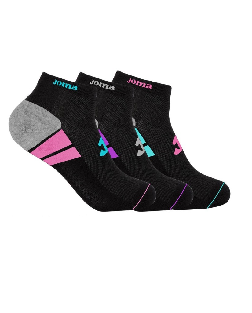 JS201710TB pack 3 fantasía tobillero Calcetines Mujer-Joma