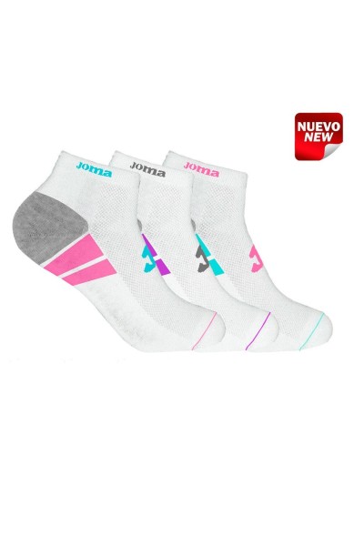 JS201710TB pack 3 fantasía tobillero Calcetines Mujer-Joma