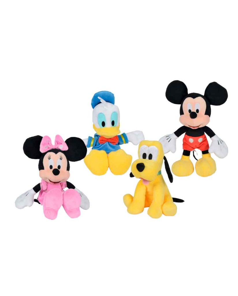 6315870370 Peluche Disney Mickey Mouse y amigos 25 cm