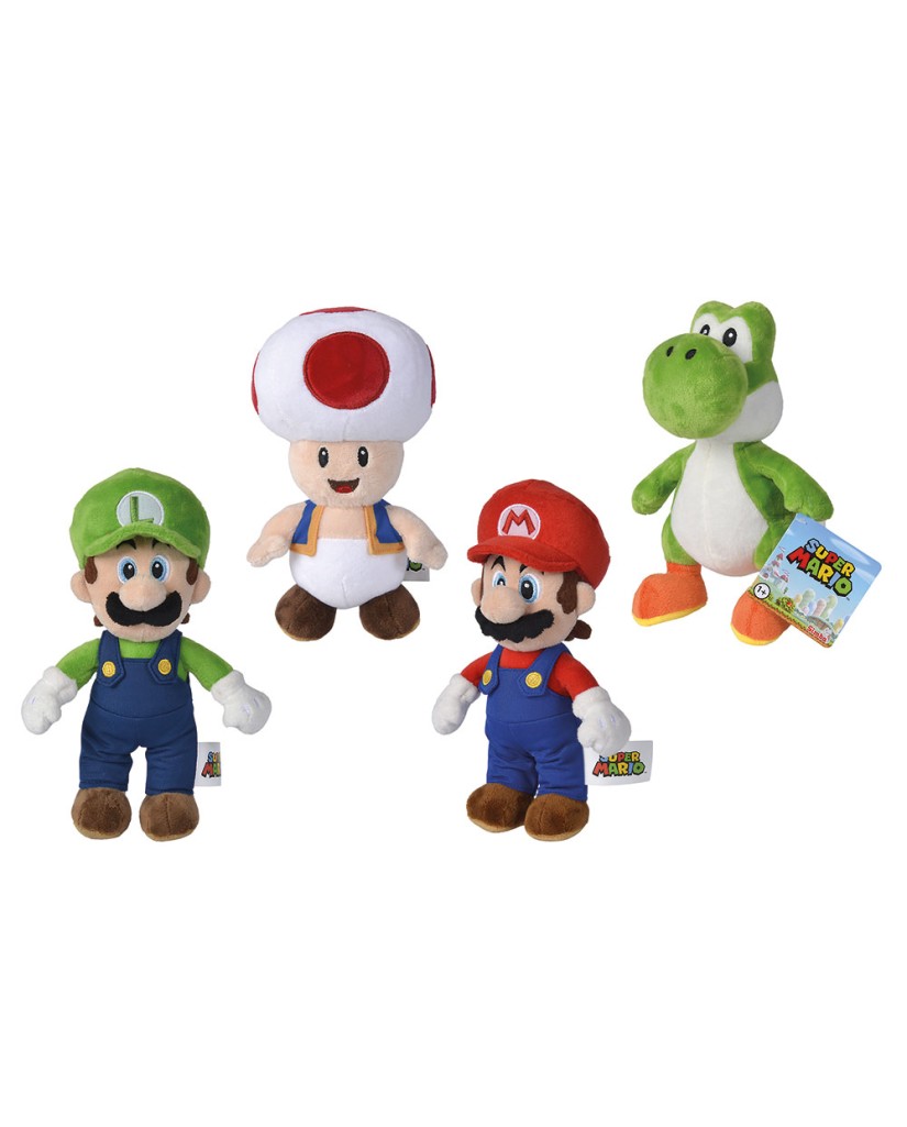 109231009003 Peluche Super Mario y amigos-20cm