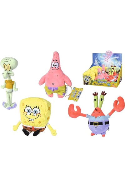 109491002 Peluche Bob Esponja y amigos 20 cm