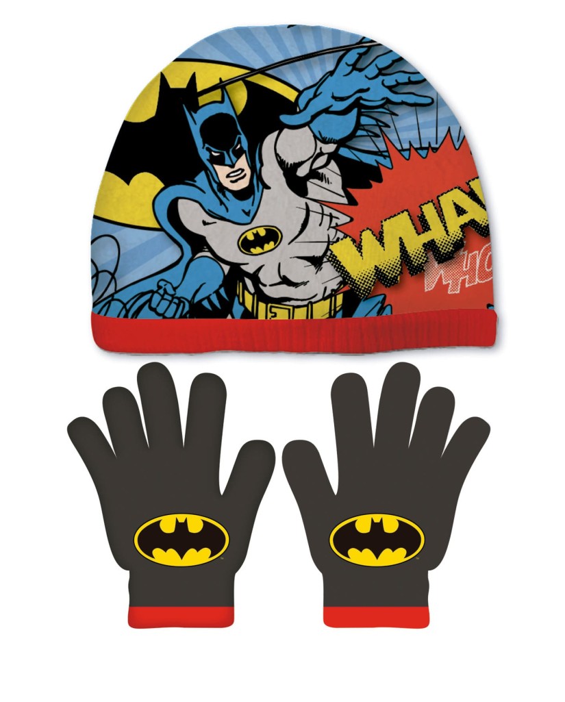 BT15745 BATMAN - SET GORRO/GUANTE 51/54cm