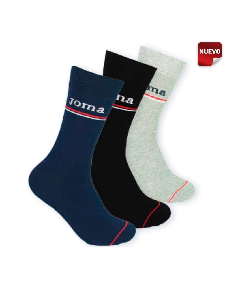 JS1083 pack 3 clásico fantasía Calcetines Hombre-JOMA