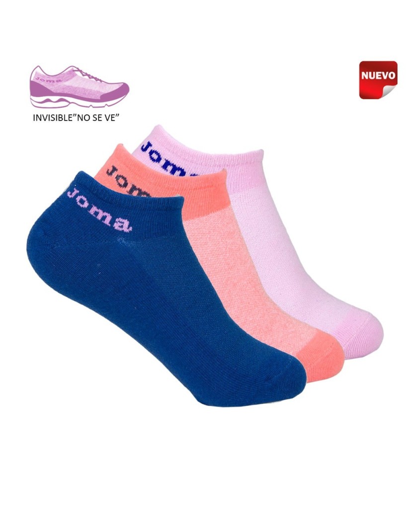 JS201706I pack 3 invisible Calcetines Mujer-JOMA