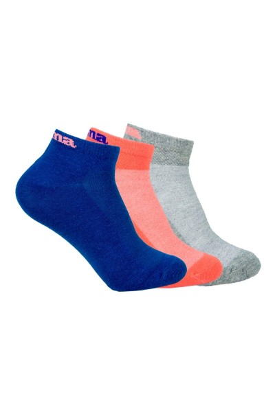 JS1700 pack 3 invisible Calcetines Mujer