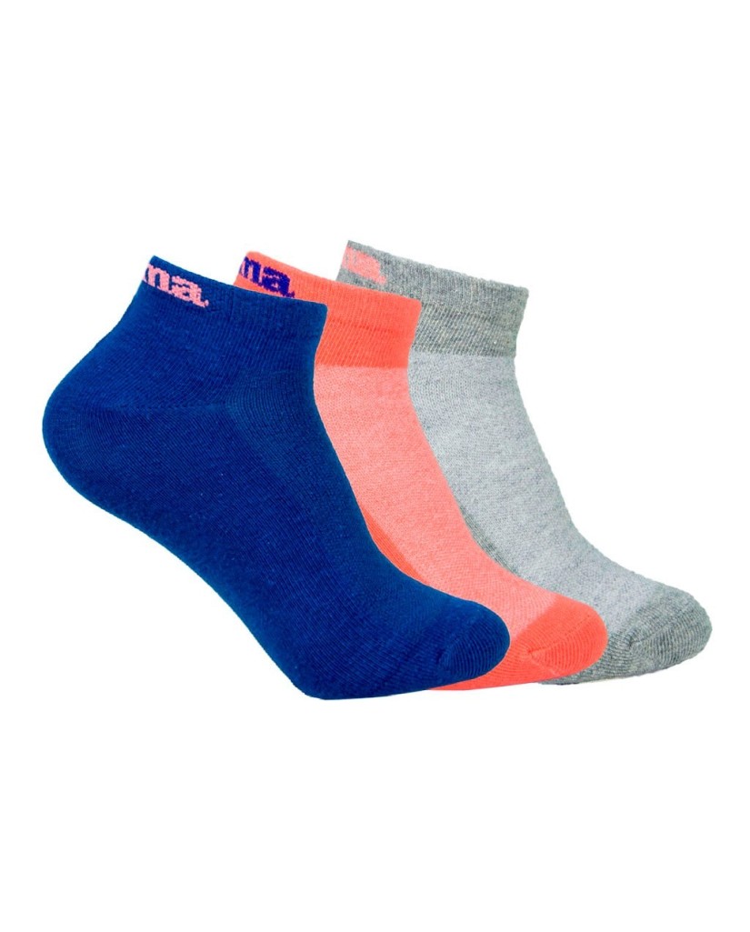JS1700 pack 3 invisible Calcetines Mujer