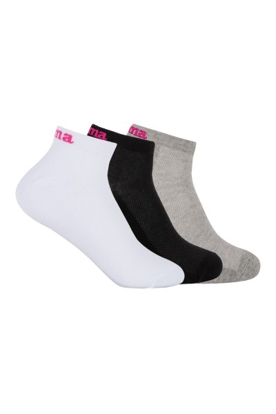 JS1700 pack 3 invisible Calcetines Mujer