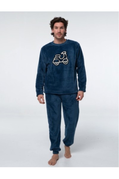 927 PIJAMA HOMBRE CORALINA BICI-DARK ELEPHANT