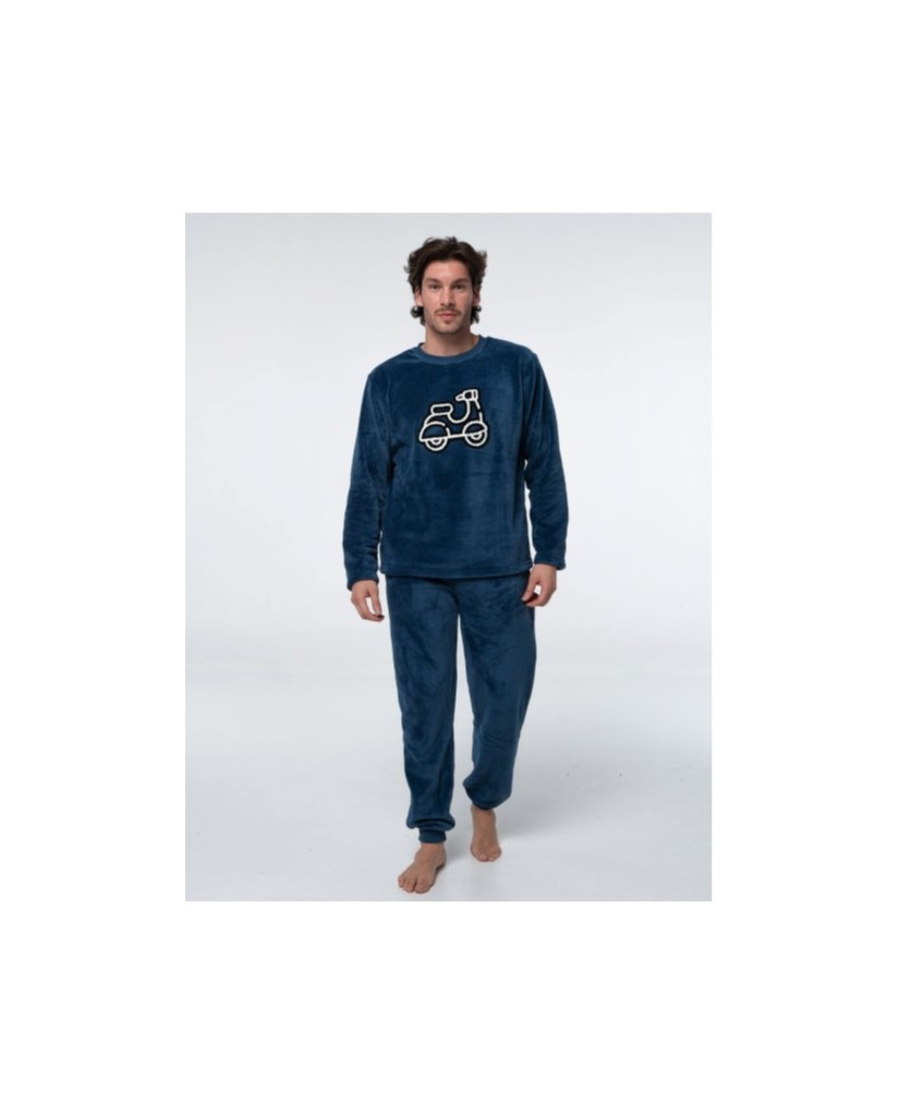 927 PIJAMA HOMBRE CORALINA BICI-DARK ELEPHANT